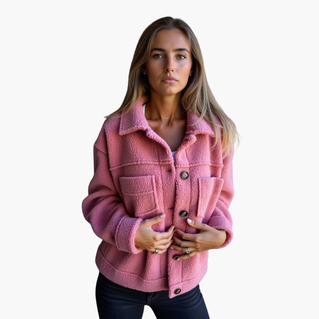 Women’s Longline Coat with Shaped Silhouette and Inner Lining