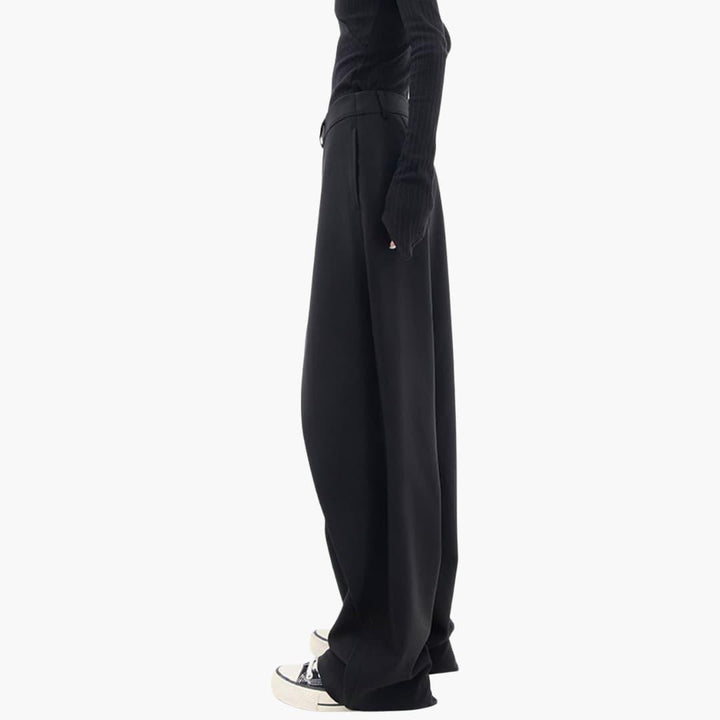 Women’s Slim Fit Pants with Structured Waistband